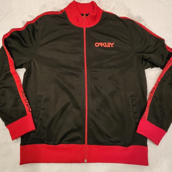 Oakley Thermonuclear Protection Track Jacket/XL/Blk Red - Picture 7 of 15